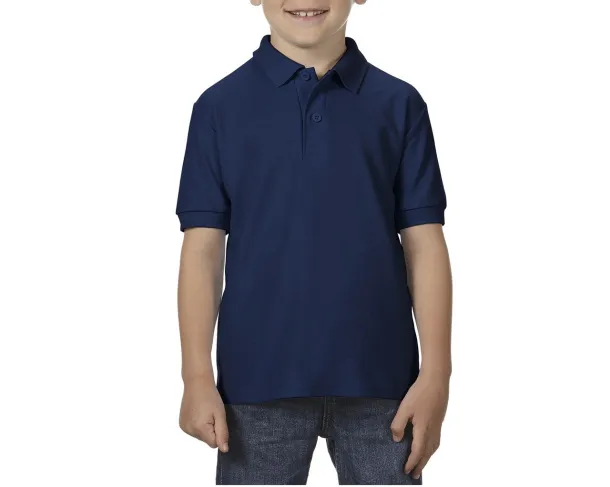 DRYBLEND®  YOUTH DOUBLE PIQUÉ POLO SHIRT - Gildan Navy