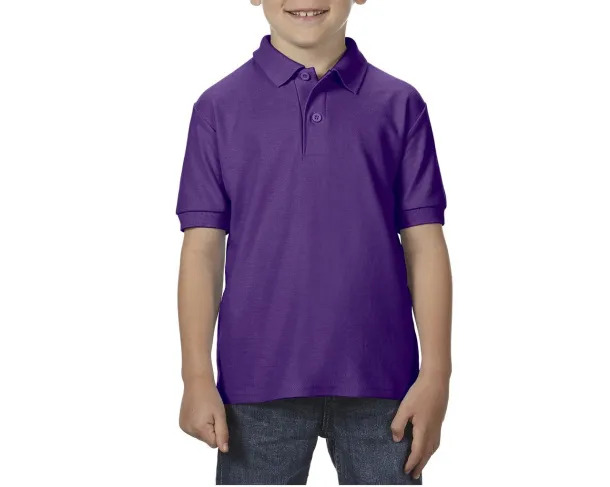 DRYBLEND®  YOUTH DOUBLE PIQUÉ POLO SHIRT - Gildan Ljubičasta