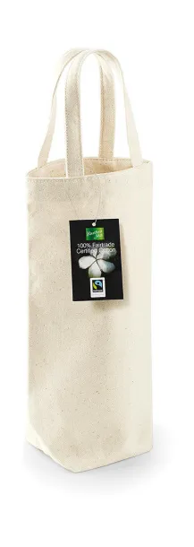  Fairtrade Cotton Bottle Bag - Westford Mill Natural