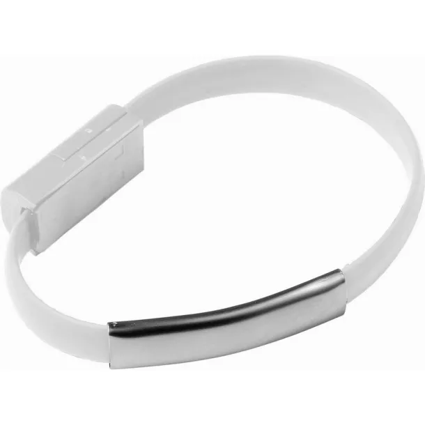  Wristband, bracelet, charging cable Bijela