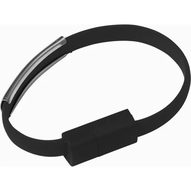  Wristband, bracelet, charging cable Crna