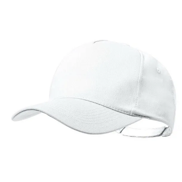  Recycled cotton cap Bijela