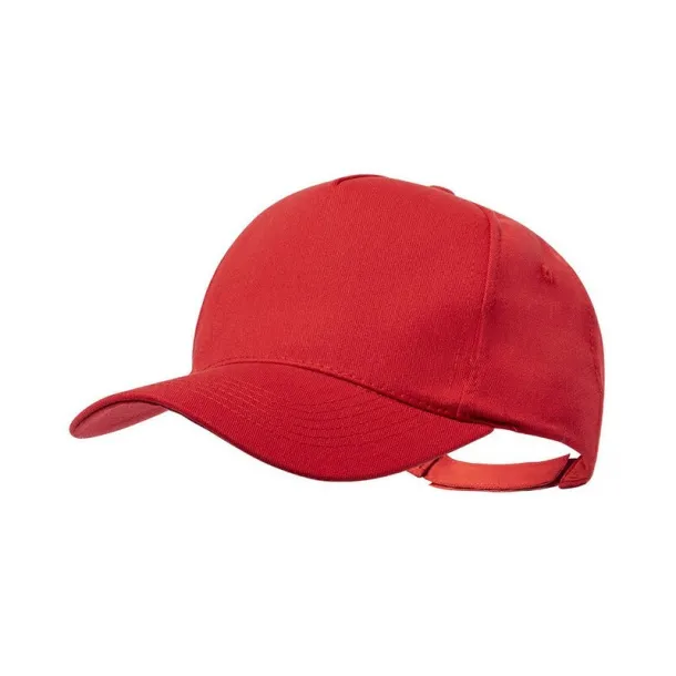  Recycled cotton cap Crvena