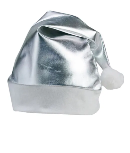 Shiny Santa hat Silver