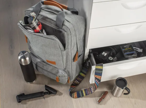 PAKKU Backpack Siva