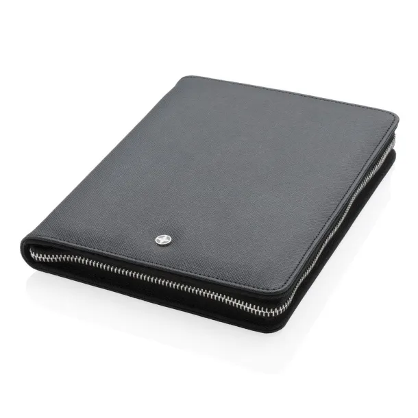  Swiss Peak Heritage A5 portfolio with zipper Black