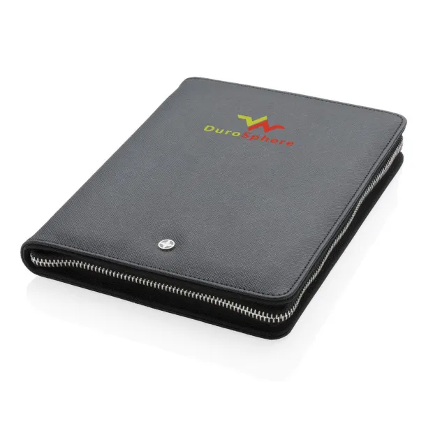  Swiss Peak Heritage A5 portfolio with zipper Black