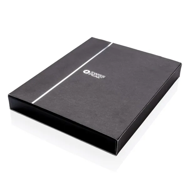  Swiss Peak Heritage A5 portfolio with zipper Black