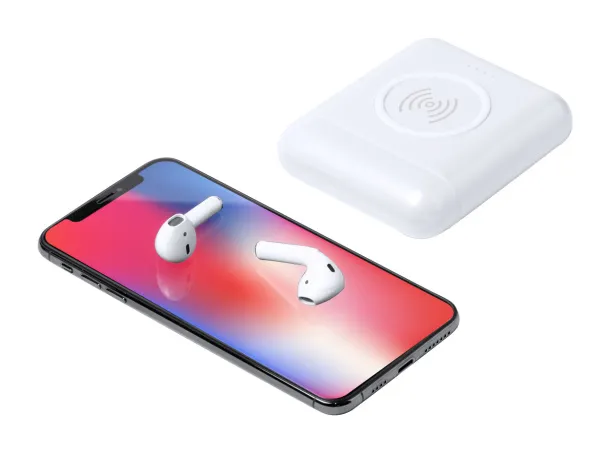 Repte power bank earphones White