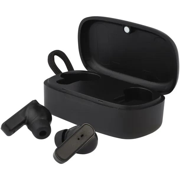 Loop TWS bežične slušalice od reciklirane plastike Solid black