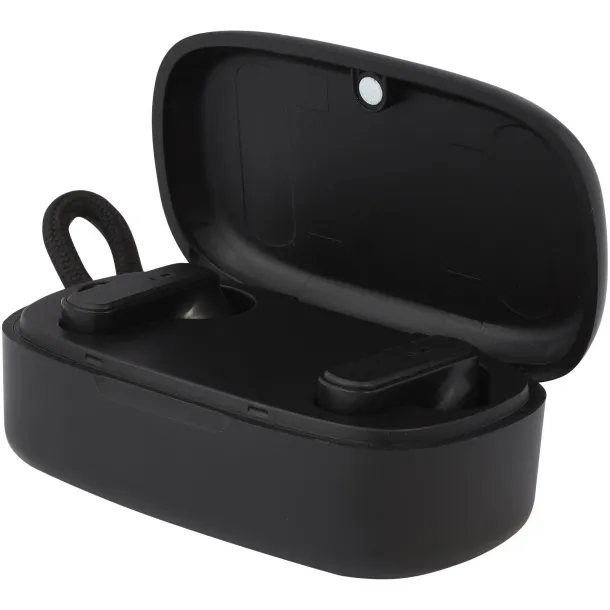 Loop TWS bežične slušalice od reciklirane plastike Solid black