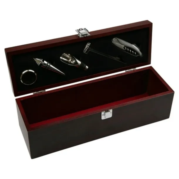  Wine set, 5 pcs wood