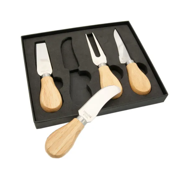 Gouda cheese knife set Natural