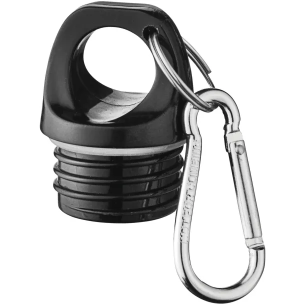 Pacific 770 ml sublimation sport bottle with carabiner - Bullet White