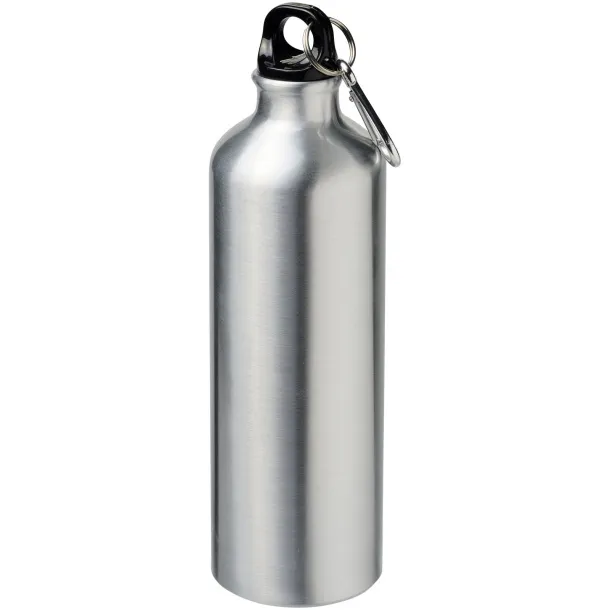 Pacific 770 ml sublimation sport bottle with carabiner - Bullet Silver