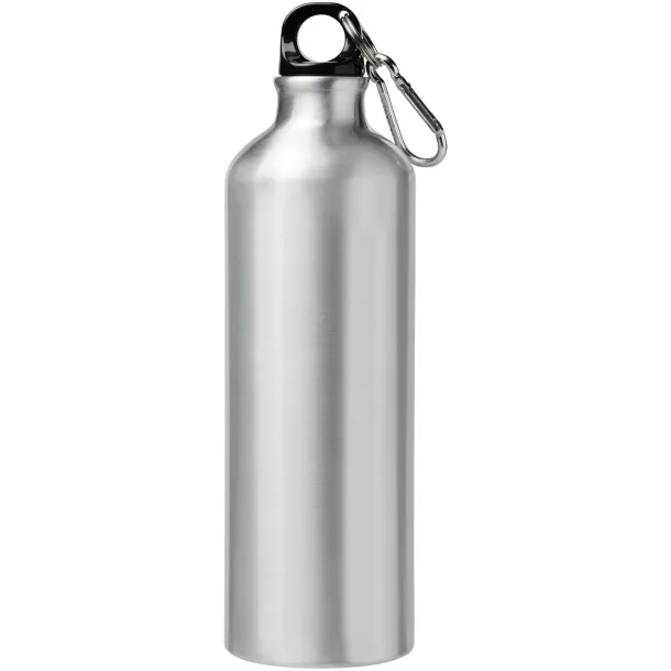 Pacific 770 ml sublimation sport bottle with carabiner - Bullet Silver