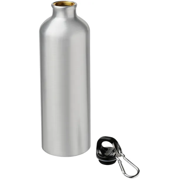 Pacific 770 ml sublimation sport bottle with carabiner - Bullet Silver