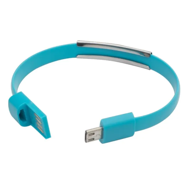 BRACELET Narukvica s USB-om Svijetlo plava