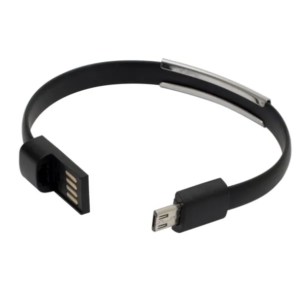 BRACELET Narukvica s USB-om Crna