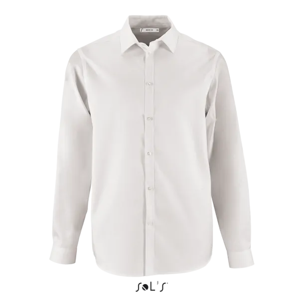  SOL'S BRODY MEN - HERRINGBONE SHIRT - SOL'S White