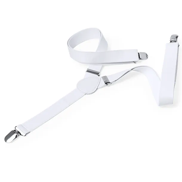 Corkey suspenders White