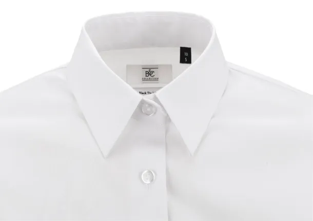  Black Tie LSL/women Poplin Shirt - B&C