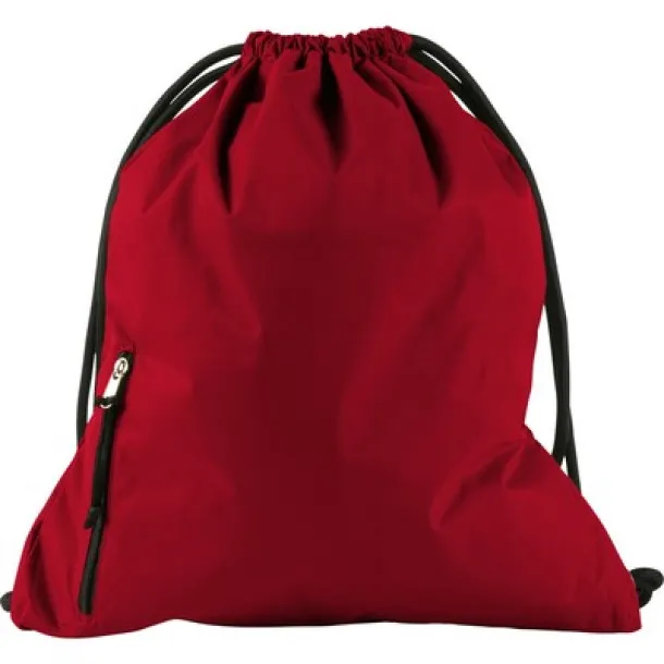  Drawstring bag red