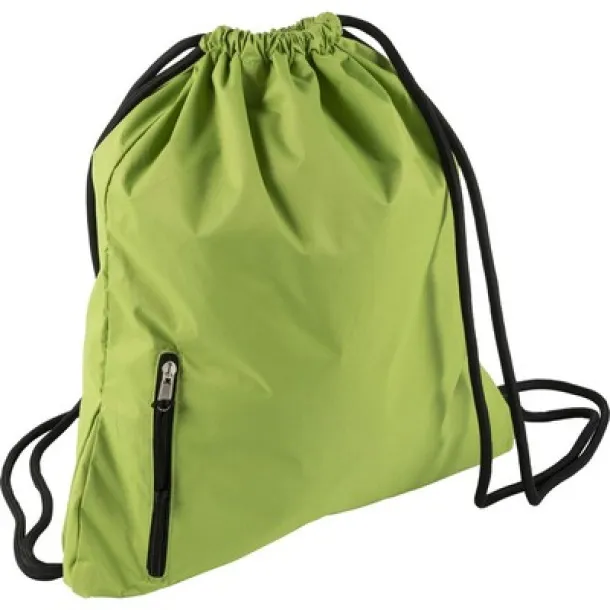  Drawstring bag light green