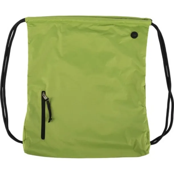  Drawstring bag light green