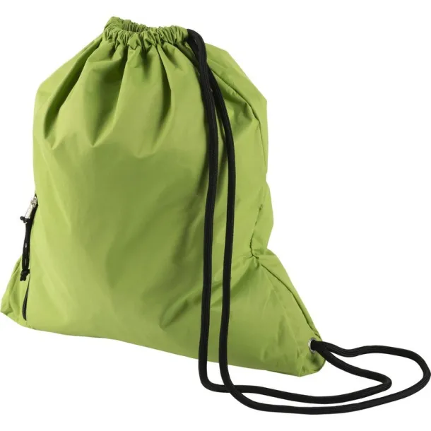  Drawstring bag light green