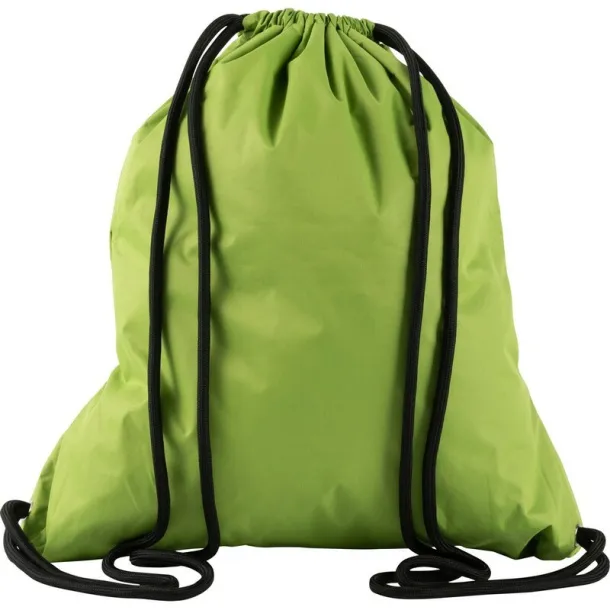  Drawstring bag light green