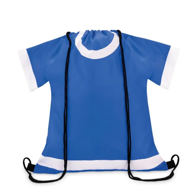 T-DRAW 210D polyester drawstring bag Royal blue