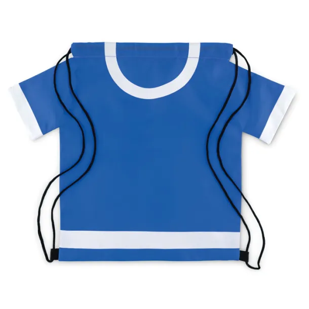 T-DRAW 210D polyester drawstring bag Royal blue