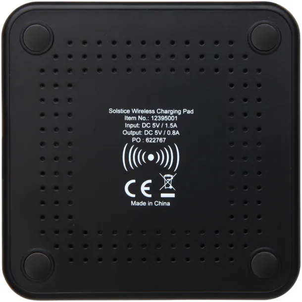 Solstice wireless charging pad - Avenue Espresso brown