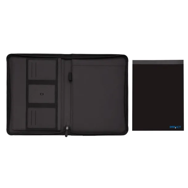  Impact AWARE™ portfolio od RPET-a s patentnim zatvaračem, A4 - XD Xclusive Crna