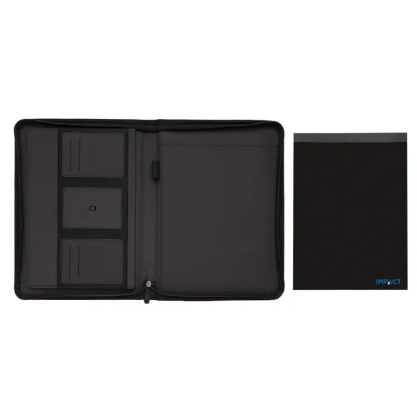  Impact AWARE™ portfolio od RPET-a s patentnim zatvaračem, A4 - XD Xclusive Crna