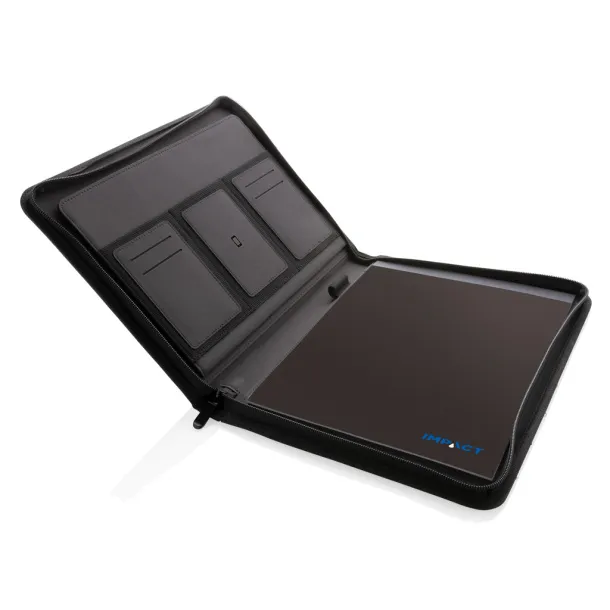  Impact AWARE™ portfolio od RPET-a s patentnim zatvaračem, A4 - XD Xclusive Crna