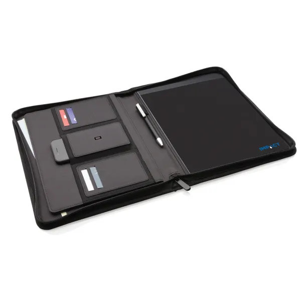  Impact AWARE™ portfolio od RPET-a s patentnim zatvaračem, A4 - XD Xclusive Crna
