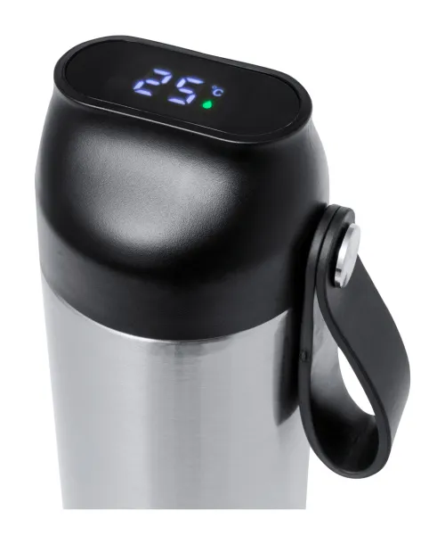 Troy thermometer vacuum flask Silver