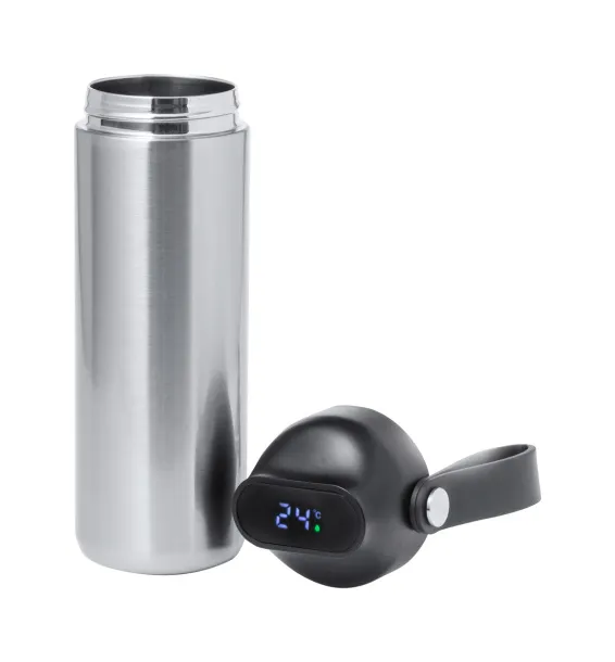 Troy thermometer vacuum flask Silver