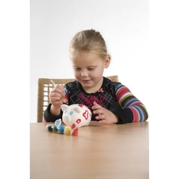  Plaster piggy bank Bijela