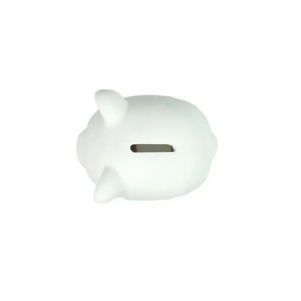  Plaster piggy bank white