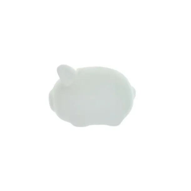  Plaster piggy bank white