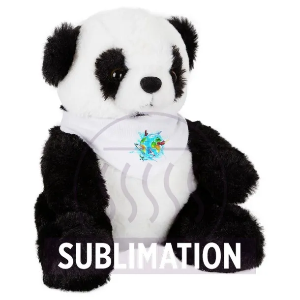 Mia Plush panda black white