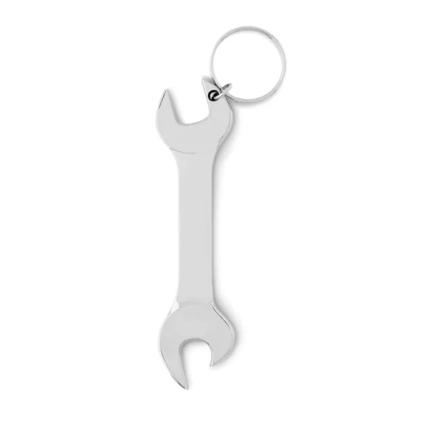 WRENCHY Bottle opener in wrench shape Silver