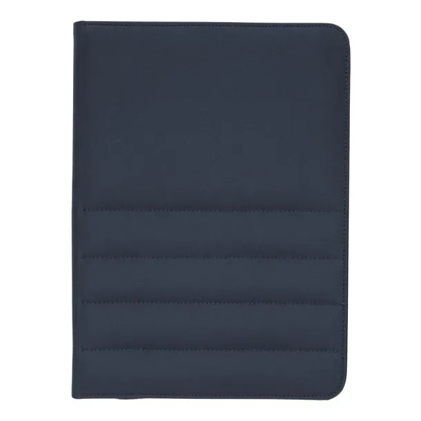  Impact AWARE™ RPET A4 portfolio with zipper - XD Xclusive Navy Blue 