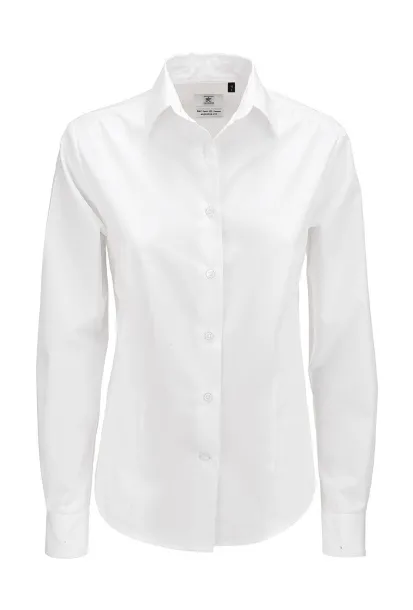  Smart LSL/women Poplin Shirt - B&C Bijela