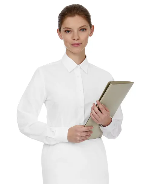  Smart LSL/women Poplin Shirt - B&C