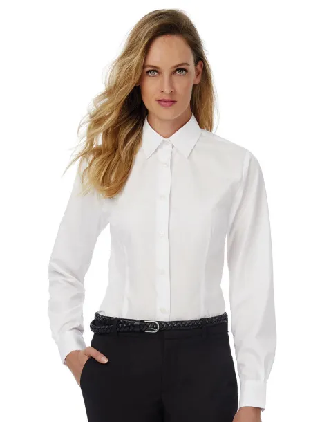  Smart LSL/women Poplin Shirt - B&C