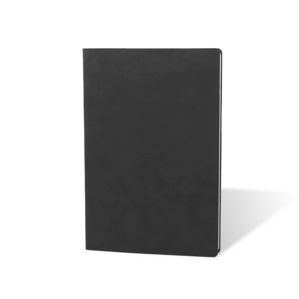 NUBUCK ECO MAXI B5 notebook with flexible covers Black